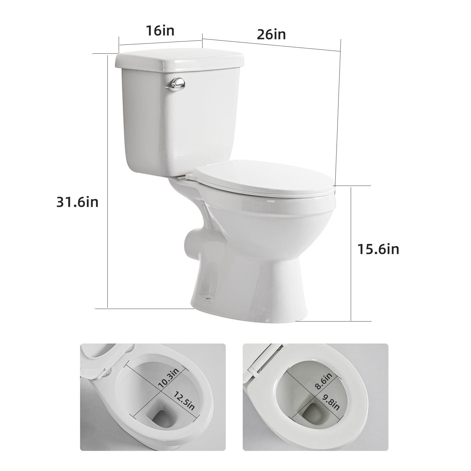 MaceratingFlo Pro 600W Macerating Toilet